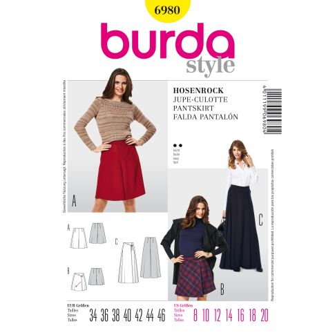 Burda Sewing Pattern 6980