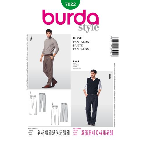 Burda Schnittmuster 7022