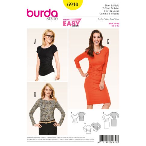 Burda Schnittmuster 6910