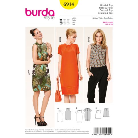 Burda Sewing Pattern 6914