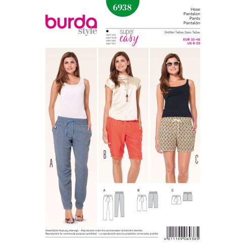 Burda Sewing Pattern 6938