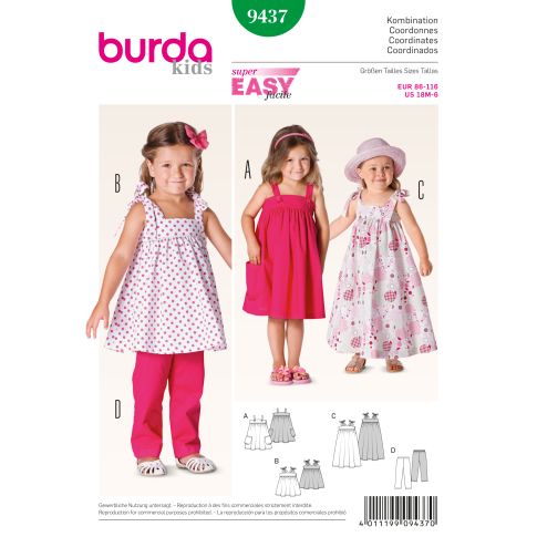Burda Sewing Pattern 9437