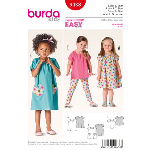 Burda Schnittmuster 9438
