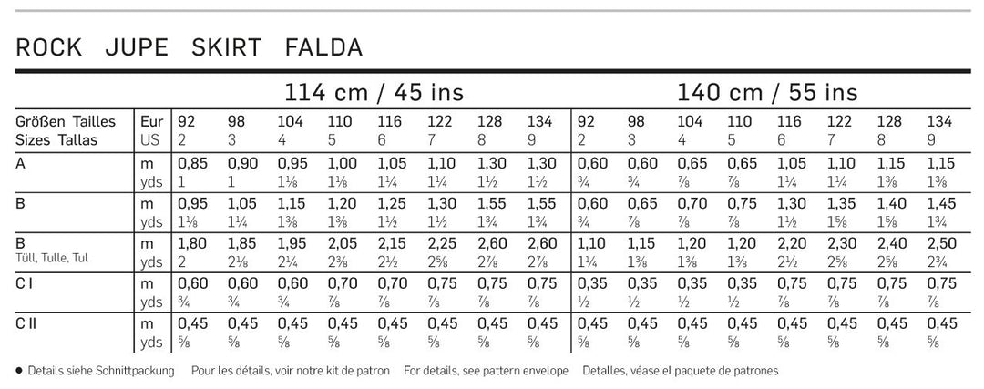 Burda Schnittmuster 9442