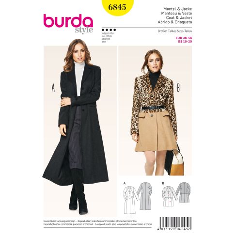 Burda Sewing Pattern 6845
