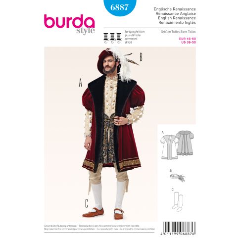 Burda Schnittmuster 6887