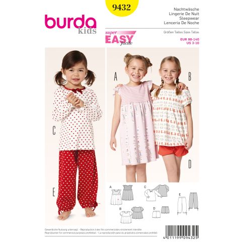 Burda Pattern 9432