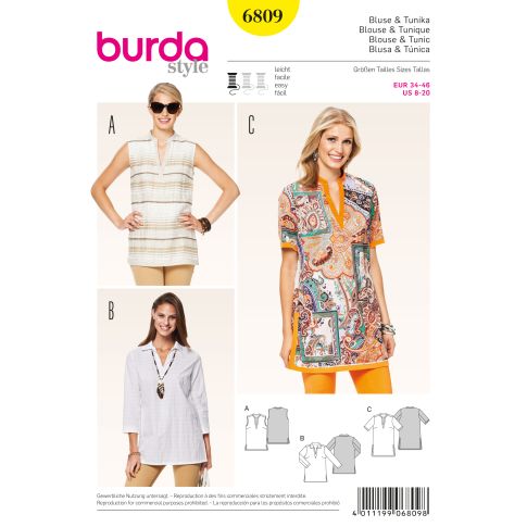 Burda Schnittmuster 6809