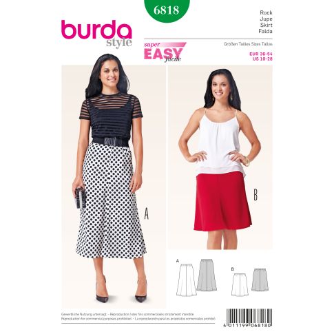 Burda Sewing Pattern 6818