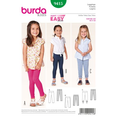 Burda Sewing Pattern 9415