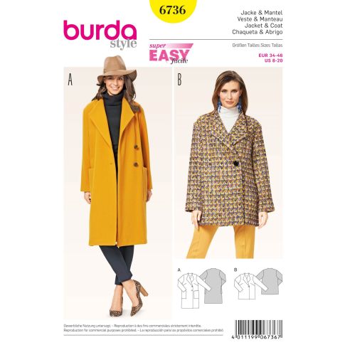 Burda Schnittmuster 6736