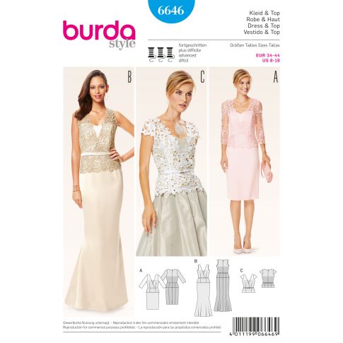 Burda Sewing Pattern 6646