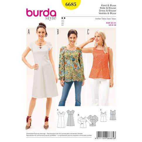 Burda Schnittmuster 6685