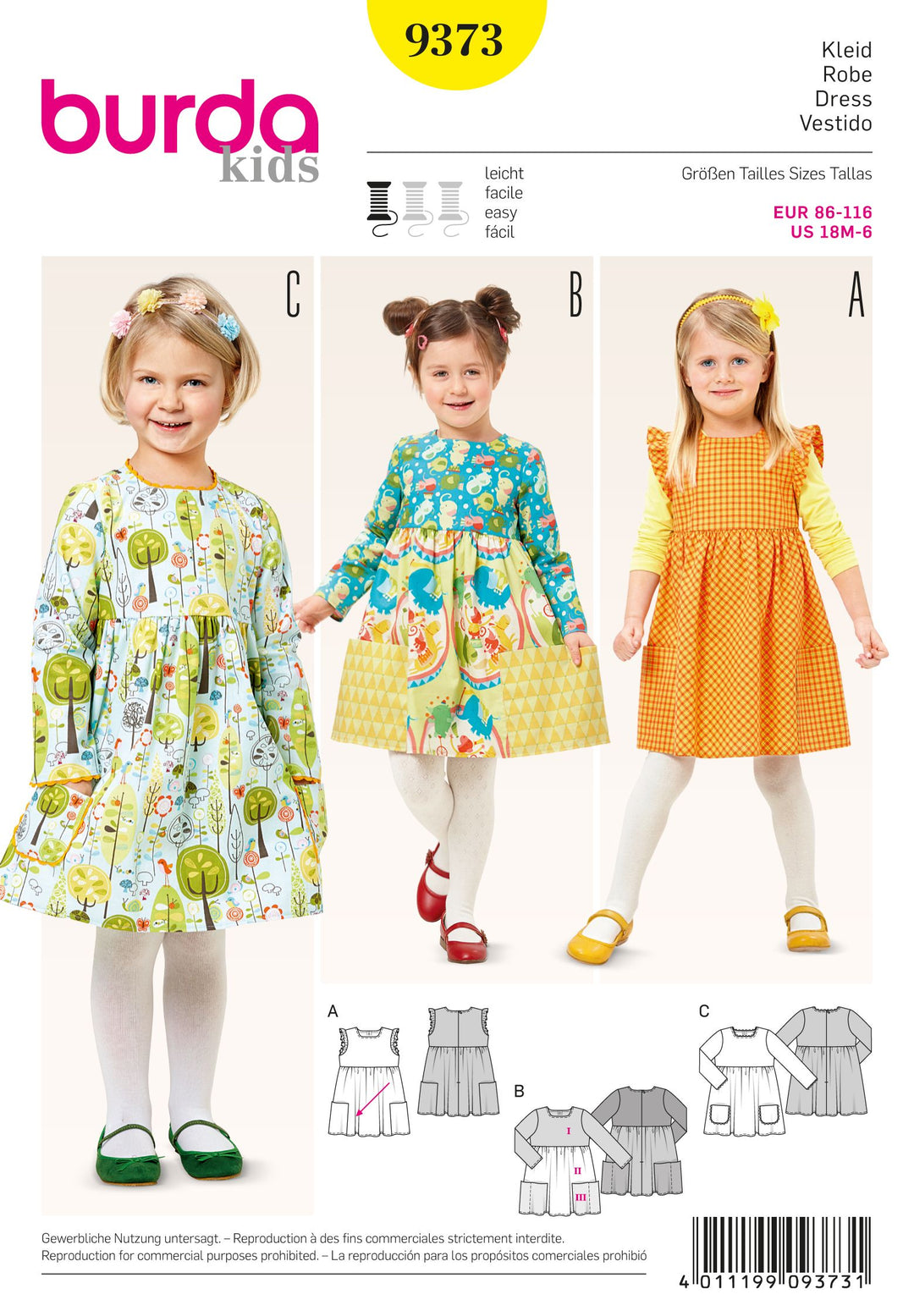 Burda Sewing Pattern 9373