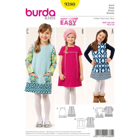 Burda Schnittmuster 9380