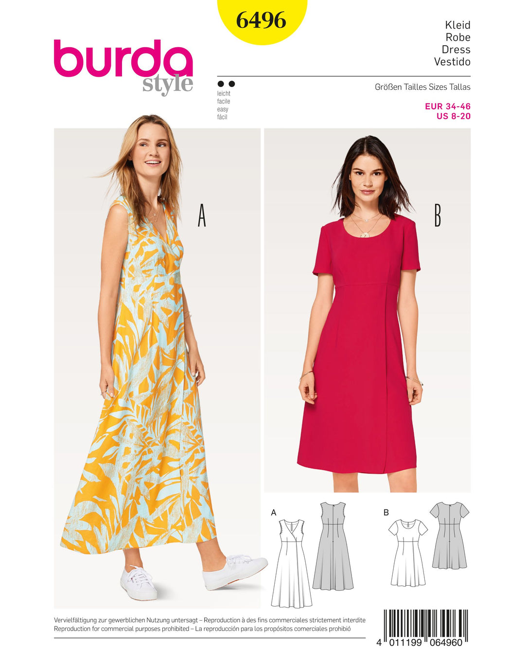 Burda Schnittmuster 6496