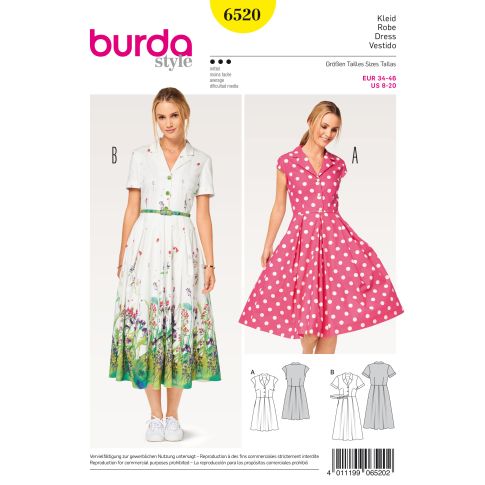 Burda Schnittmuster 6520