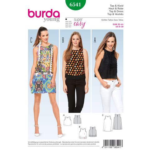 Burda Sewing Pattern 6541