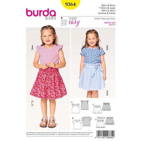 Burda Schnittmuster 9364