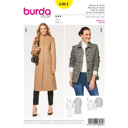 Burda Sewing Pattern 6461