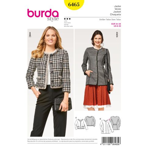 Burda Sewing Pattern 6465