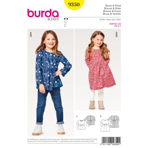 Burda Sewing Pattern 9350