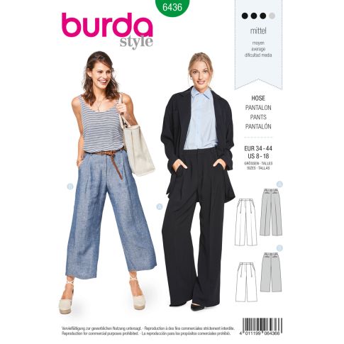 Burda Schnittmuster 6436