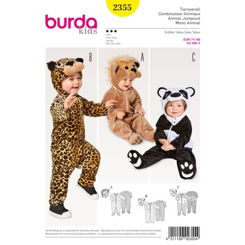 Burda Schnittmuster 2355