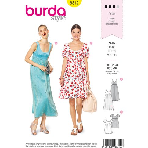 Burda Schnittmuster 6312
