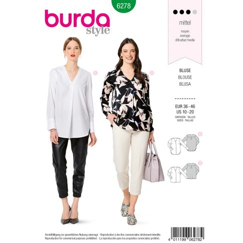 Burda Schnittmuster 6278