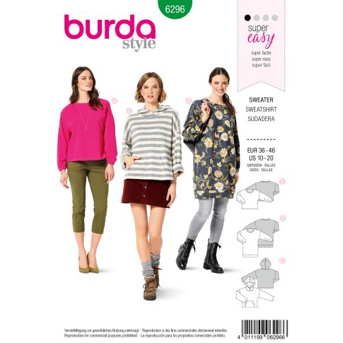 Burda Sewing Pattern 6296