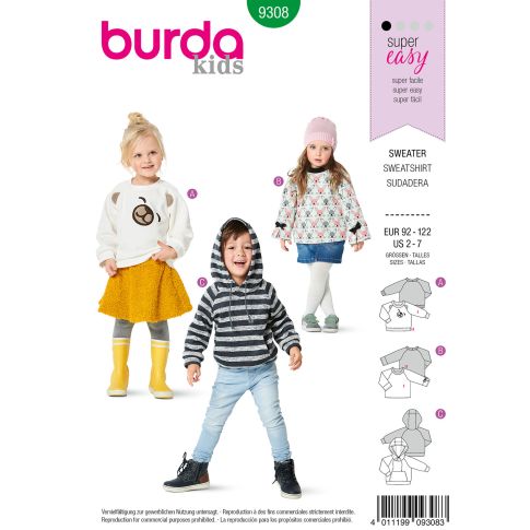 Burda Sewing Pattern 9308