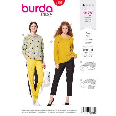 Burda Sewing Pattern 6151