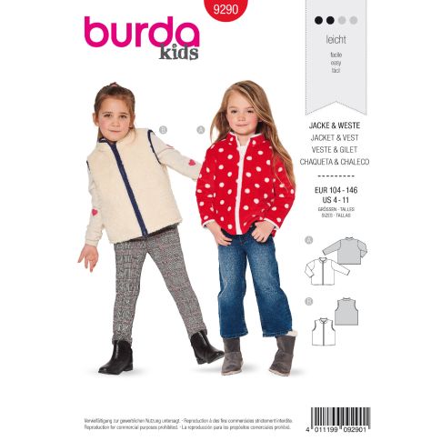 Burda Sewing Pattern 9290