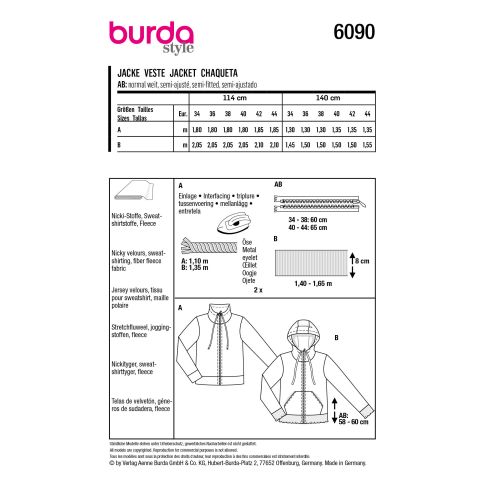 Burda Sewing Pattern 6090