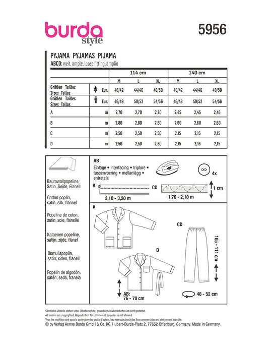 Burda Sewing Pattern 5956