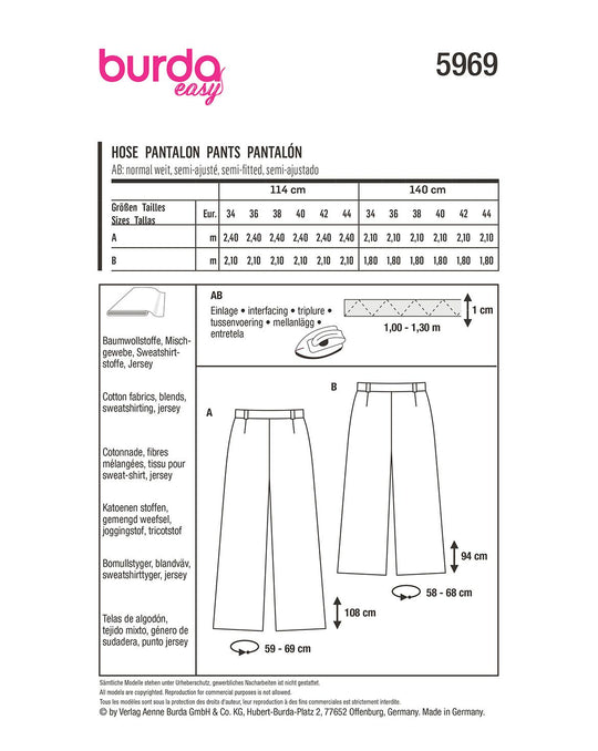 Burda Sewing Pattern 5969