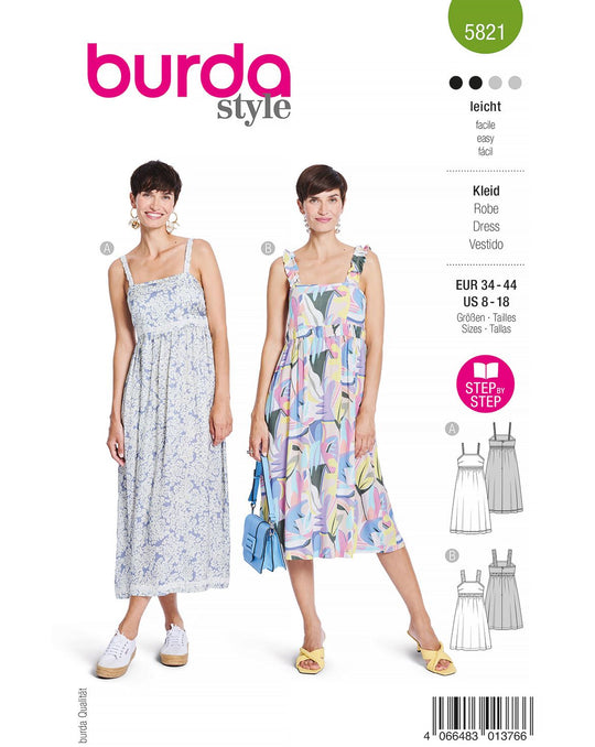 Burda Schnittmuster 5821