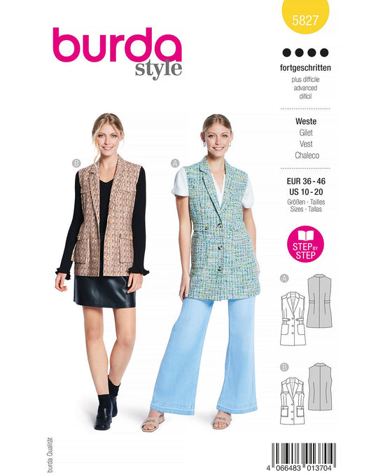 Burda Schnittmuster 5827