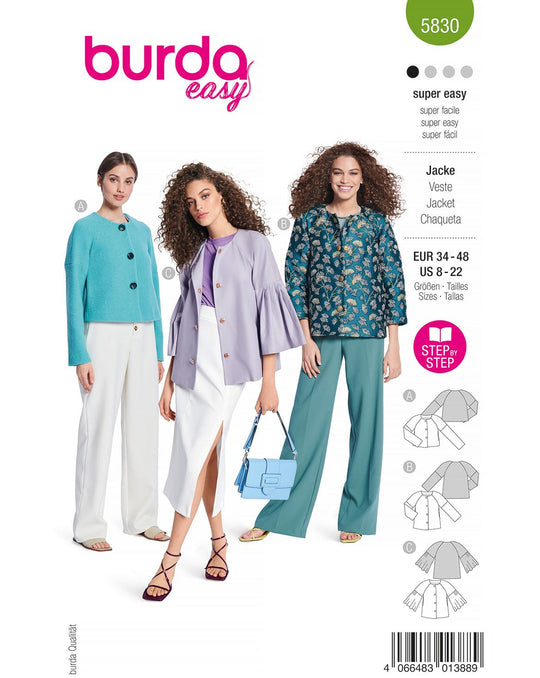 Burda Schnittmuster 5830