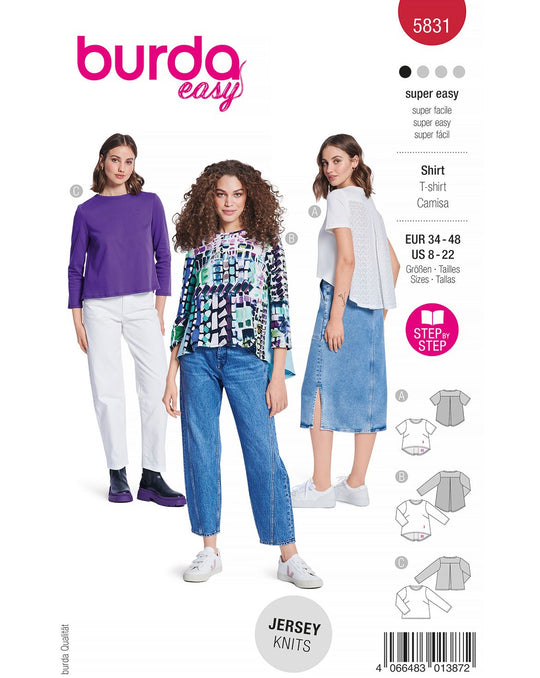 Burda Schnittmuster 5831