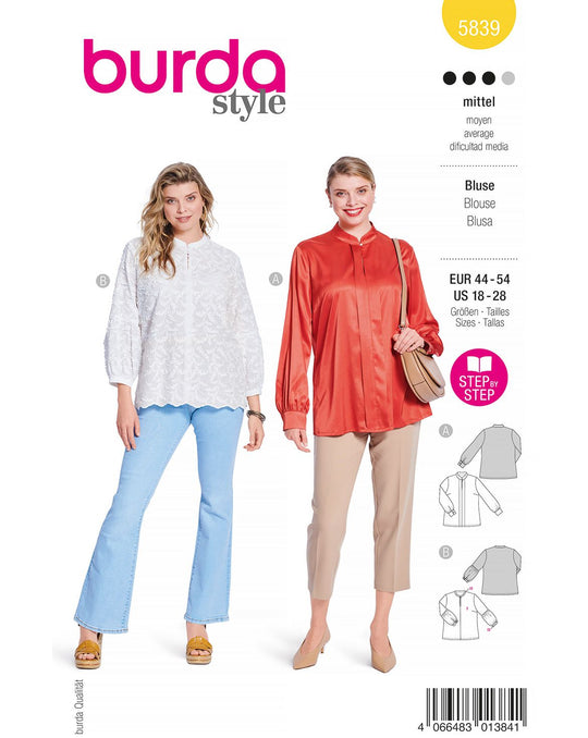 Burda Schnittmuster 5839