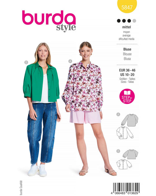 Burda Schnittmuster 5847