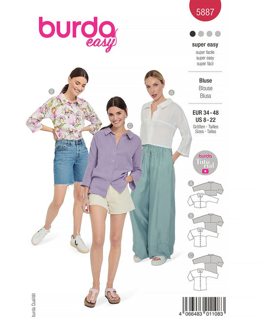 Burda Schnittmuster 5887