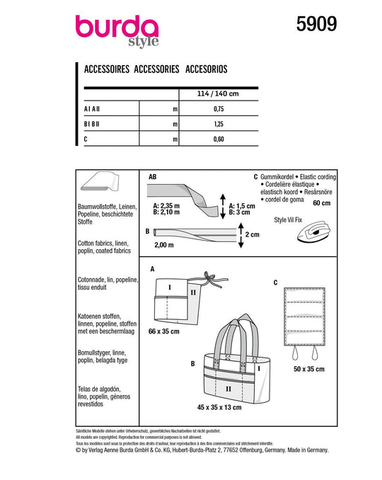 Burda Sewing Pattern 5909