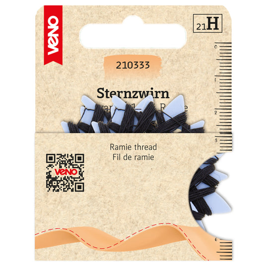 Sternzwirn Schwarz