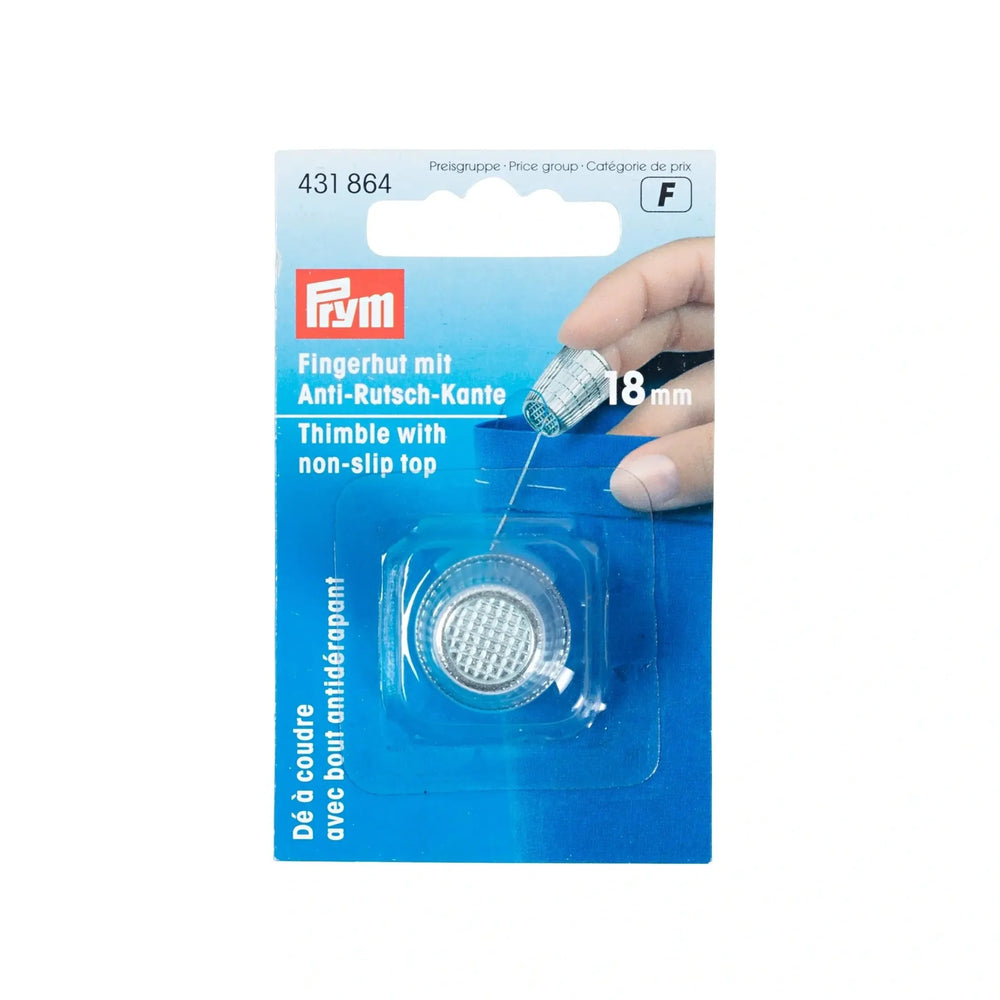 Fingerhut mit Anti-Rutsch-Kante Metall