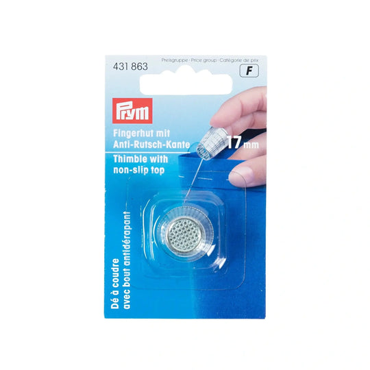 Fingerhut mit Anti-Rutsch-Kante Metall