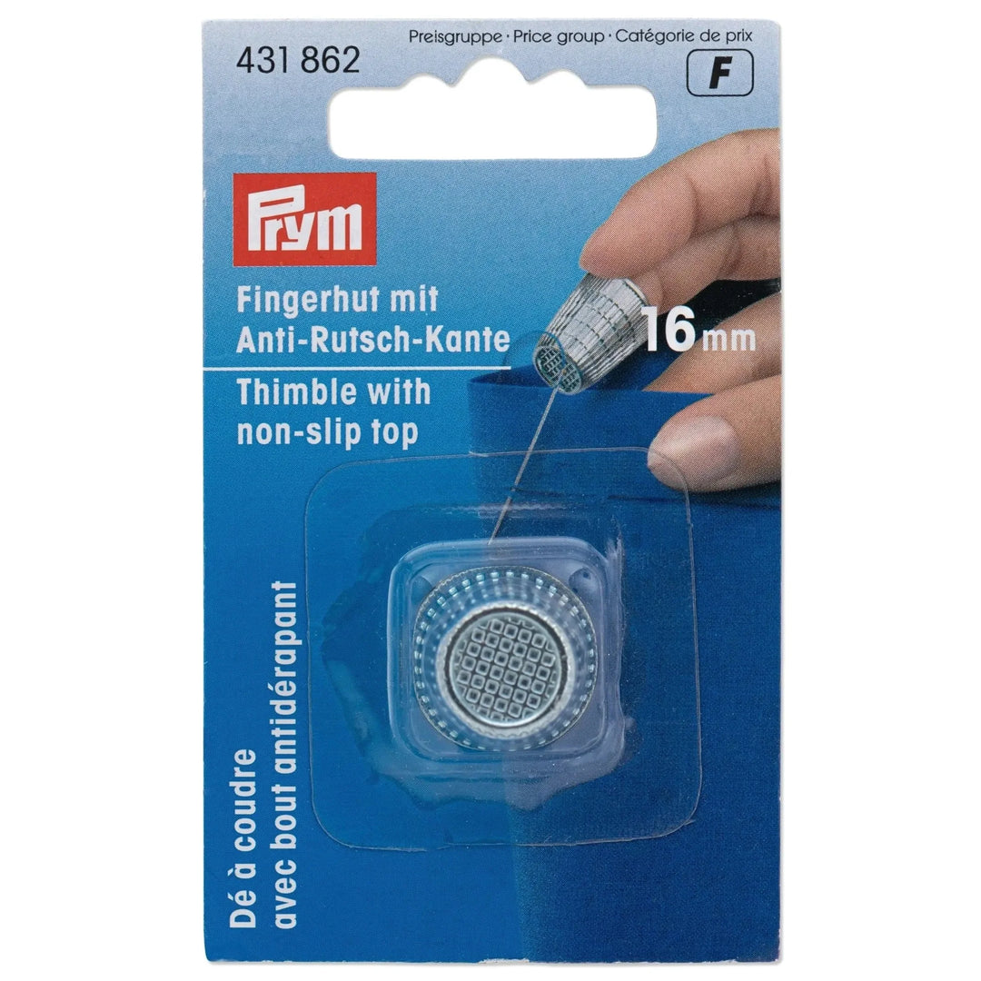 Fingerhut mit Anti-Rutsch-Kante Metall