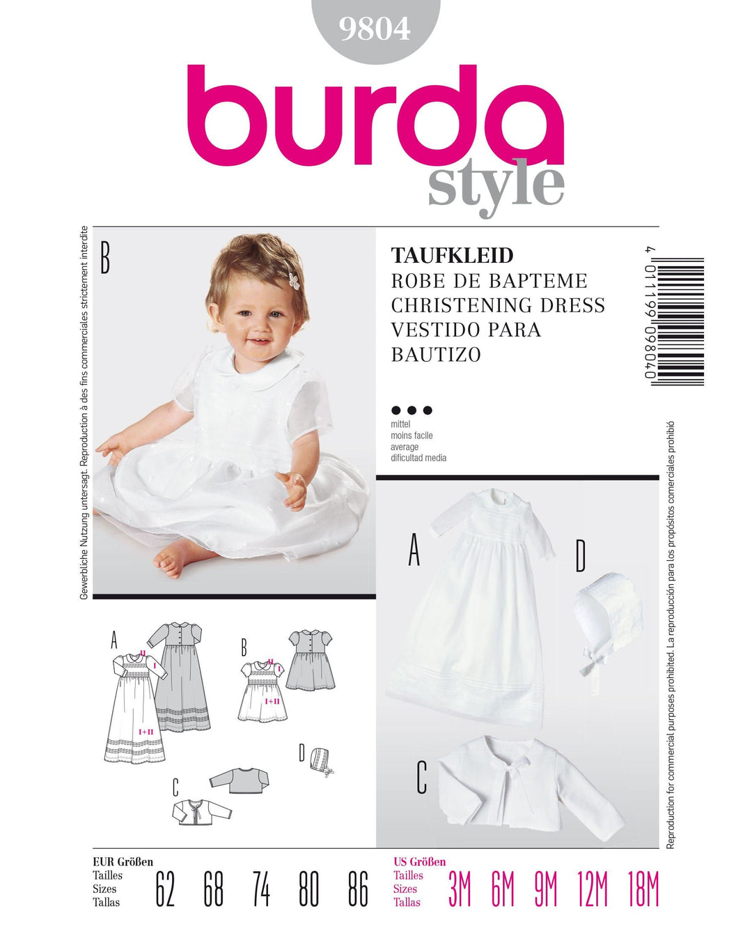 Burda Sewing Pattern 9804